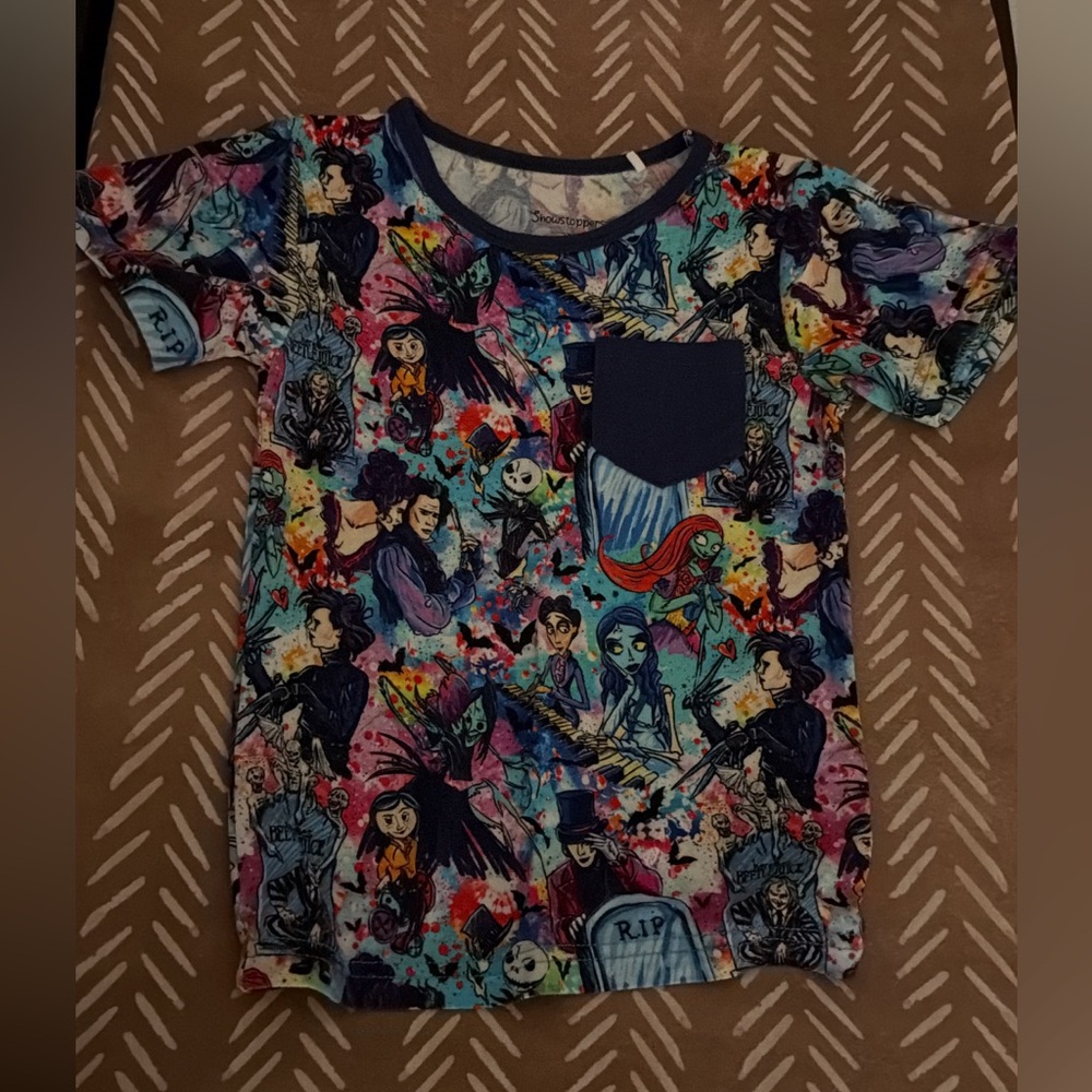 Showstoppers Tim Burton Short Sleeve Tee 2T GUC